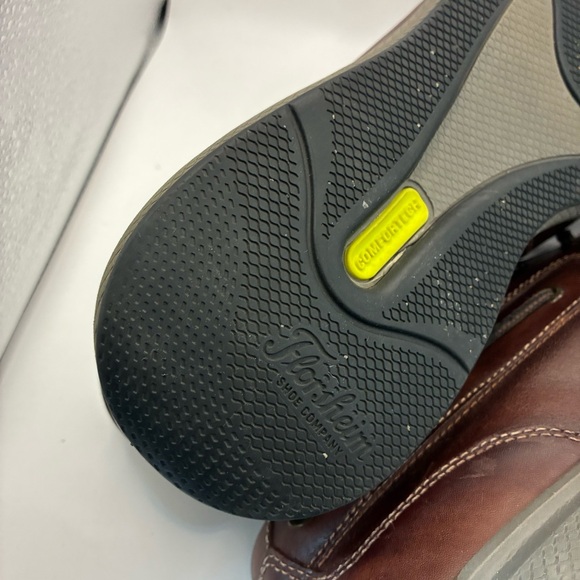 FLORSHEIM Great Lakes Moc Toe Oxford Loafers Brown Leather Men's Size 13 wide - Picture 10 of 13